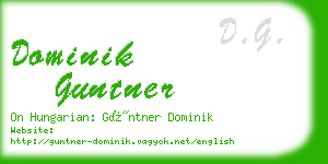 dominik guntner business card